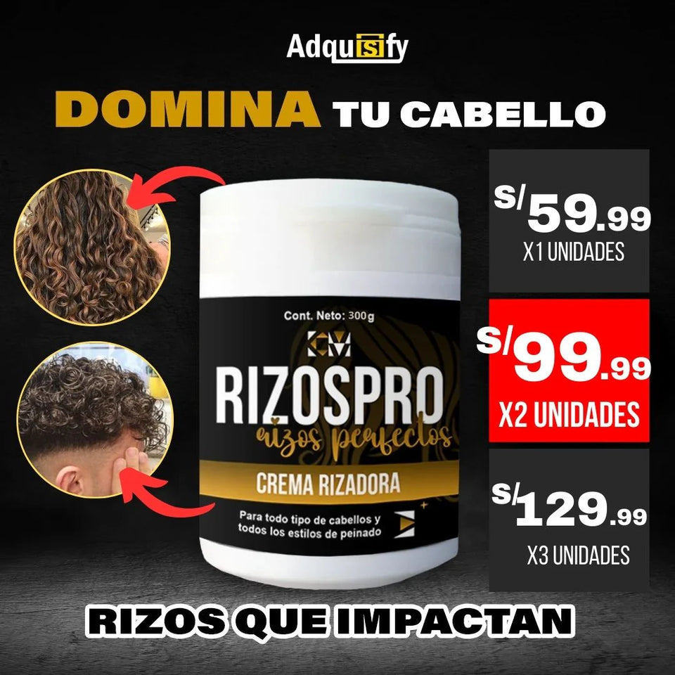 CREMA RIZOS PRO™- Tratamiento De Crema Rizadora 100% Efectivo